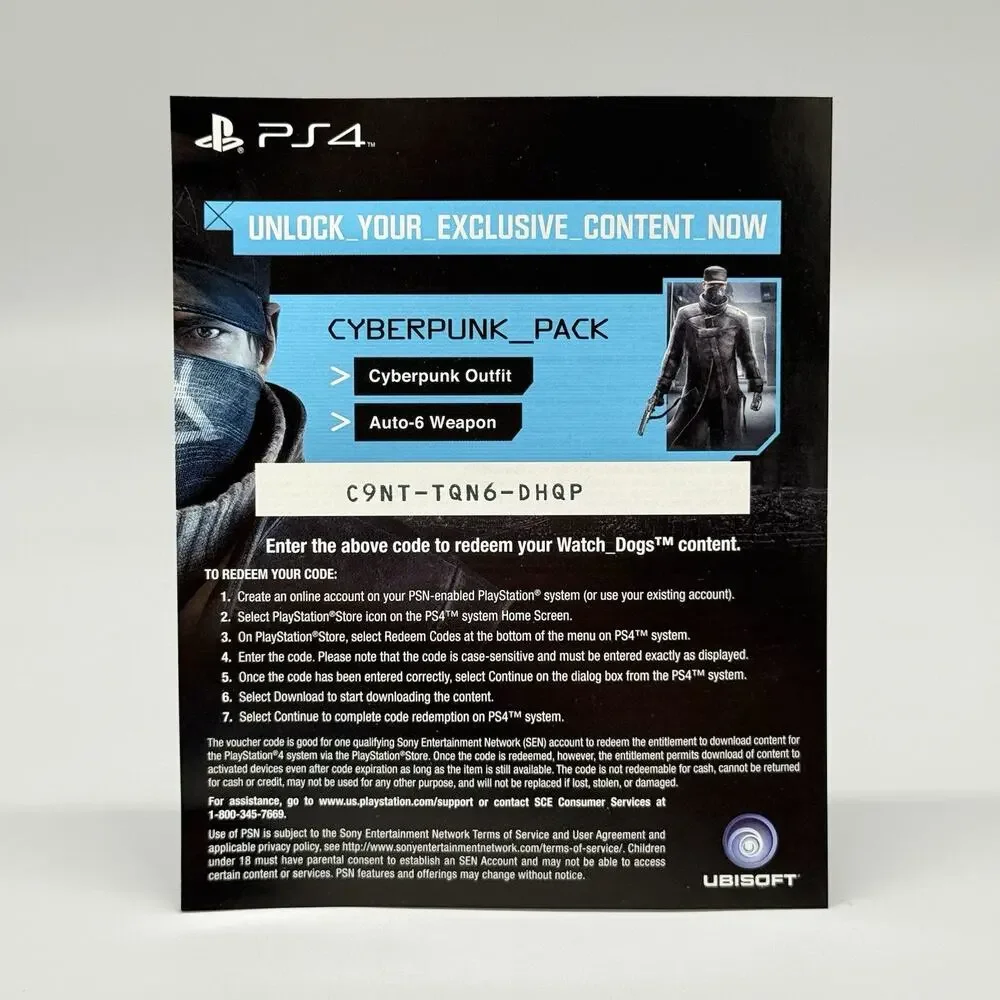 Watch Dogs Sony PlayStation 4, Walmart Edition, 2014 PS4 Tested